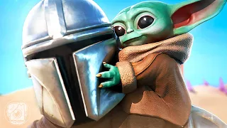 MANDALORIAN GETS A BABY YODA! (A Fortnite Short Film)