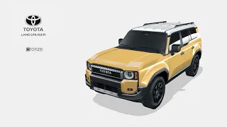 Toyota Land Cruiser, 2025, 3d model