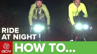 How To Ride Your Bike At Night – Guide To Lighting + Reflective Clothing