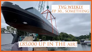 TVG Weekly | EP 30...Something. £85,000 UP IN THE AIR!! #construction #canalboat #nobills