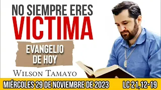 Evangelio de hoy MIÉRCOLES 29 de NOVIEMBRE (Lc 21,12-19) | Wilson Tamayo | Tres Mensajes