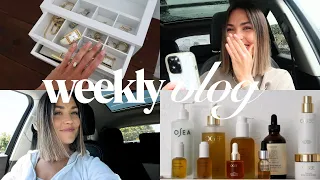 few days in my life! chopping my hair, jewelry collection, running around & lots of chatting