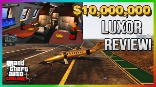 GTA 5 ill Gotten Gains DLC - $10,000,000 GOLD Luxor Jet Review + Is it Worth it? (GTA 5 DLC)