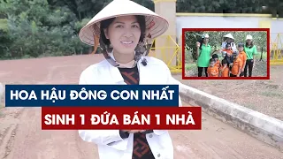 Hoa hậu đông con nhất Việt Nam: Mỗi lần mang bầu phải bán 1 căn nhà