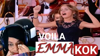 I CRIED! She Is Only 15 Year Old Emma Kok and Andre Rieu Sings "Voila"  First Time Reaction