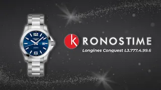 Обзор часов Longines Conquest L3.777.4.99.6 (L37774996) - KronosTime.RU