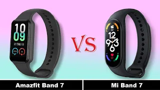 amazfit Band 7 vs mi Band 7 || tech compare || specs, price & features