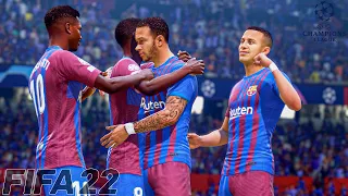 Barcelona vs Bayern Munich Ft. Thiago Alcântara, | UEFA Champions League | Gameplay & Full match