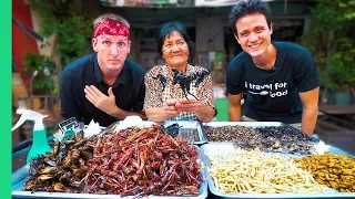 Exotic THAI FOOD Tour in Bangkok with Mark Wiens! Freaky Thai Food + Yummy Face Challenge