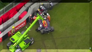 Sergio Perez Canada Crash & Walk Of Shame :(