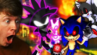 SONIC.EXE and TAILS.EXE vs DARK SONIC the CRAZY BATTLE