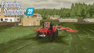 Farming Simulator 22 | Timelapse | No Mans Land | #58 Preparing GRASS to making SILAGE BALES