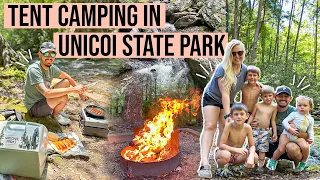 Tent Camping in Unicoi State Park Near Helen, Georgia | Camping with Kids | Pangani Tribe