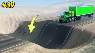 TRUCK VS MASSIVE POTHOLE #39