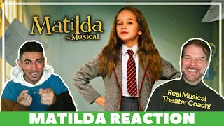 Real Musical Theater Coach Reacts to  *MATILDA THE MUSICAL* | First Time Watching | Matilda Reaction