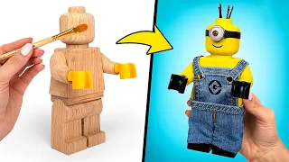 How To Make a Cute Wooden Minion