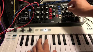 Behringer Model D a quick try out. Enjoy the silence riff