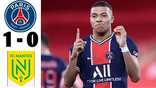 Psg vs Nantes (1-0) Today match highlights