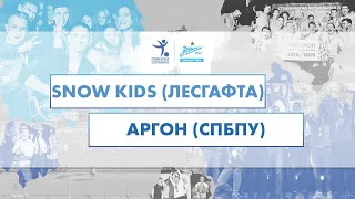16 мая  2021 г.  20:00 Snow Kids (Лесгафта) - Аргон (СПбПУ)