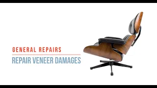 Eames Lounge Chair 670 | Repair Veneer Damages