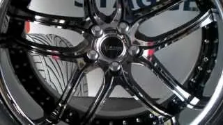 22 Inch Savini BS-2 Chrome w/ Black Lines Wheels Custom Forged 3 Piece Rims Forgiato Asanti