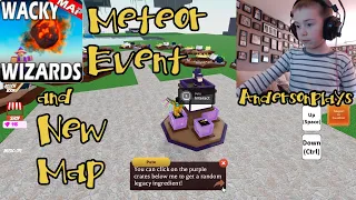 AndersonPlays Roblox Wacky Wizards 🌠NEW MAP Update - Meteor Event and Legacy Ingredients