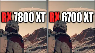 RX 7800 XT vs RX 6700 XT Benchmarks - Tested in 20 Games