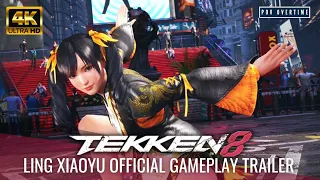 TEKKEN 8 - Ling Xiaoyu Gameplay Trailer in 4k