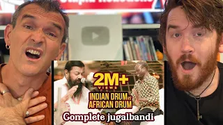 EPIC Indian Drum vs African Drum | Best Jugalbandi Ever  REACTION!!
