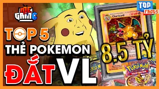 Top 5 Thẻ Pokemon Hiếm và Đắt Nhất Thế Giới - 23 Tỷ 1 Thẻ | meGAME