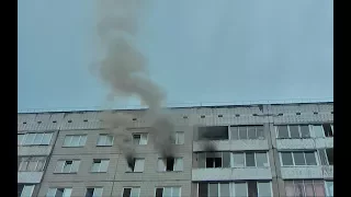 Пожар в Сосновоборске, Красноярский край 05.08.17