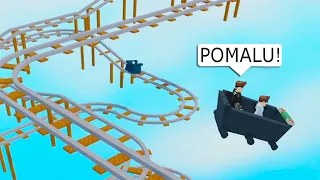 Můj Roblox zážitek s JÍZDOU VE VOZÍKU...