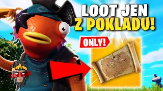 *CHALLENGE* LOOT POUZE Z POKLADU VE FORTNITE!