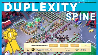 SPINE on DUPLEXITY - by 1 PLAYER 😳 rank 1 LEADER BOARD task force // BOOM BEACH operation strategy