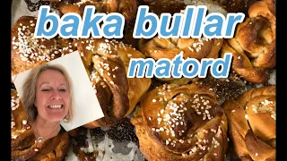 Lär dig svenska - baka bullar - kanelbullens dag - Recept  - ord mat