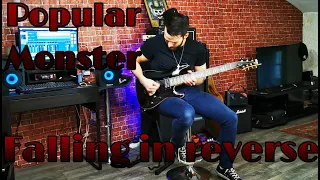 Falling In Reverse - "Popular Monster" guitar cover with solo