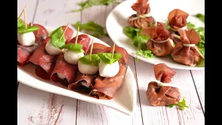 RICETTE CON LA BRESAOLA - ANTIPASTI FREDDI FACILI E VELOCI