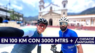 CHOACHÍ x SANTIAMEN! en solo 100 km acumulas mas de 3000 m positivos, así se pedalea en Colombia.