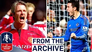 Manchester United v Chelsea | Beckham, Hazard or Drogba?! | Best FA Cup Goals