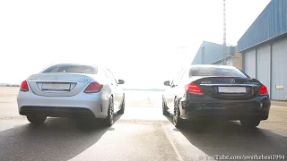 Mercedes-AMG C63 S - STOCK vs. AMG PERFORMANCE Exhaust!