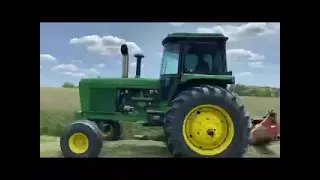 4440 mowing hay