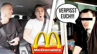 McDonalds PRANK | MITARBEITER BELEIDIGT UNS | FLEX IT