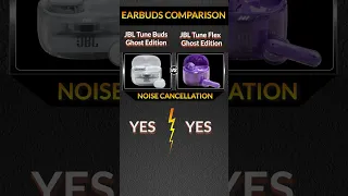 Comparison JBL Tune Buds Ghost Edition Vs JBL Tune Flex Ghost Edition Click 👇🏻 to Watch Full Video