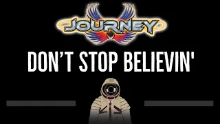 Journey • Don't Stop Believin' (CC) 🎤 [Karaoke] [Instrumental Lyrics]