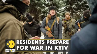 Residents prepare for war in Kyiv as the Russian invasion of Ukraine rages on for the 13th day