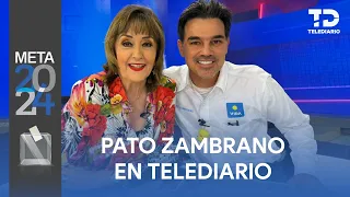 Patricio Zambrano, candidato del partido Vida a la alcaldía de Monterrey visita Telediario