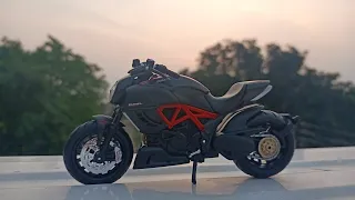 Maisto Ducati 1:18 scale bike unboxing | Advanture Force DUCATI DIAVEL CARBON bike Unboxing