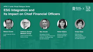 On Demand Webinar  ESG Integration and Its Impact on CFO's