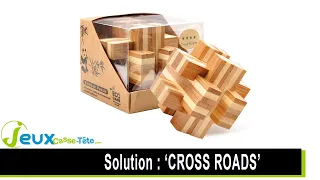 Solution casse tête en bambou cross roads