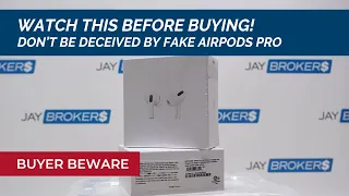 Fake Apple AirPods Pro - Don't Be Fooled By A Valid Serial Number - Watch This BEFORE Buying!
